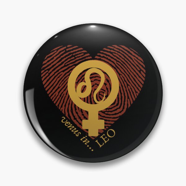 Item preview, VENUS IN LEO HEARTPRINT VALENTINE designed and sold by Mercurial Merkaba.