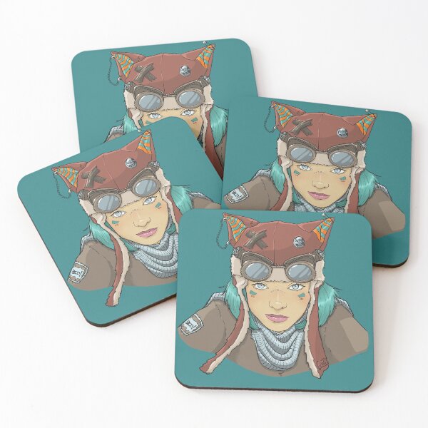 Item preview, KRUNCH (Blue Background) designed and sold by Janie Wigglesworth.