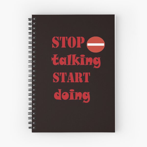 Item preview, Copy of Copy of Stop Talking Start Doing Shirt, Unisex Sarcastic Shirt, Introvert Shirt, Stop Talking Funny T-Shirt, Inspirational Shirt, Motivational Shirt designed and sold by Fadwamoustakid.