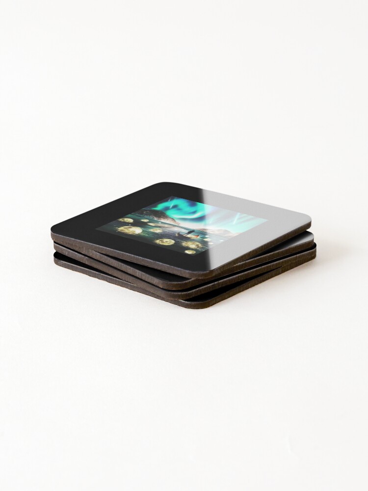 Thumbnail 4 of 5, Coasters (Set of 4), Magic river designed and sold by Rashkin.