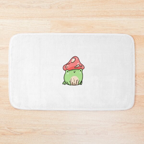 Item preview, Cute Frog with Mushroom Hat, Frog Drawing with Mushroom, Mushroom Frog, Frog Drawing, Frog Sticker designed and sold by Duundeed.