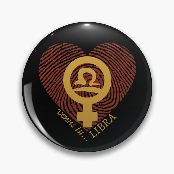 Item preview, VENUS IN LIBRA HEARTPRINT VALENTINE designed and sold by Mercurial Merkaba.