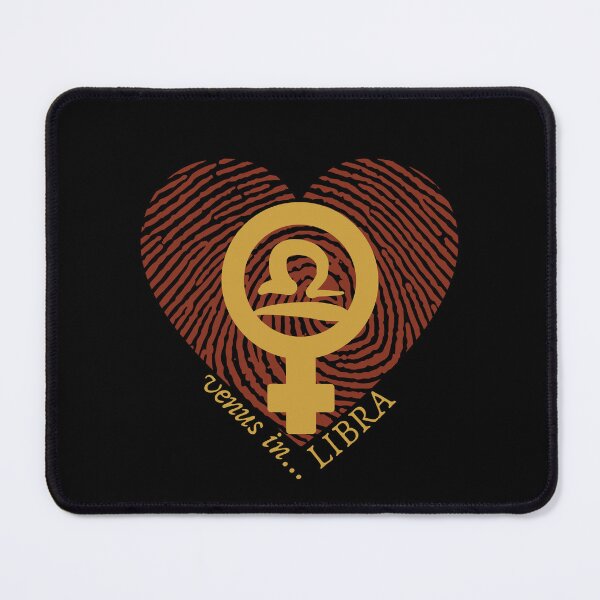 Item preview, VENUS IN LIBRA HEARTPRINT VALENTINE designed and sold by Mercurial Merkaba.