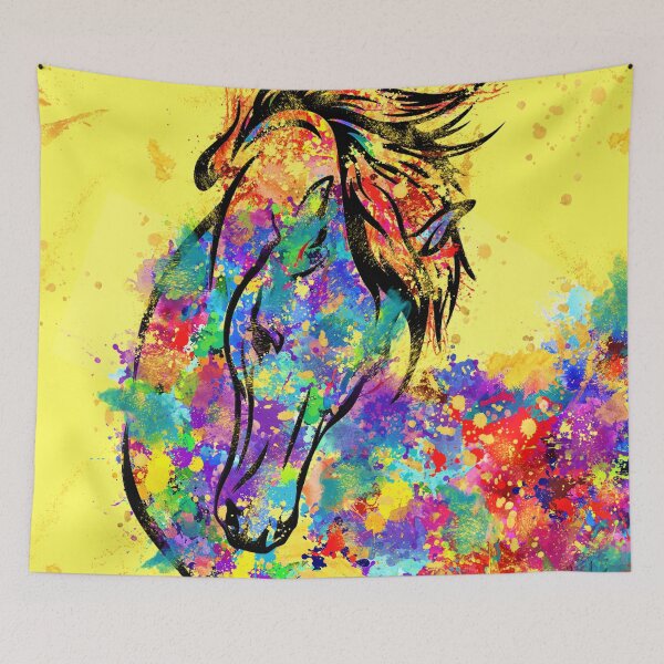 Artikelvorschau, Paint Splash Wildpferd entworfen und verkauft von OBXLisaArt.