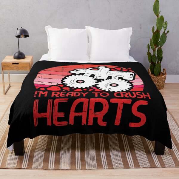Item preview, Kids Ready To Crush Hearts Monster Truck Toddler Boys Valentine designed and sold by ecomdesign.