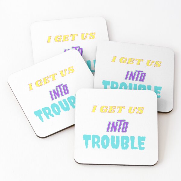 Item preview, I GET US INTO TROUBLE, Classic T-shirt  designed and sold by dirlkhiat.