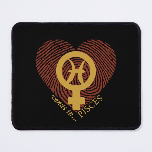 Item preview, VENUS IN PISCES HEARTPRINT VALENTINE designed and sold by Mercurial Merkaba.