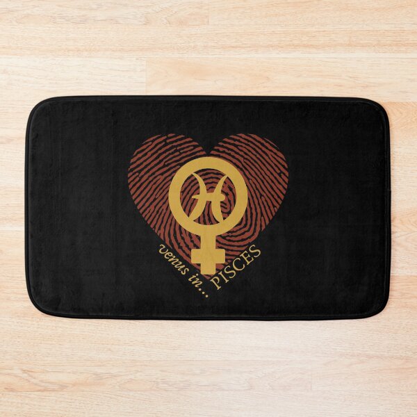 Item preview, VENUS IN PISCES HEARTPRINT VALENTINE designed and sold by Mercurial Merkaba.