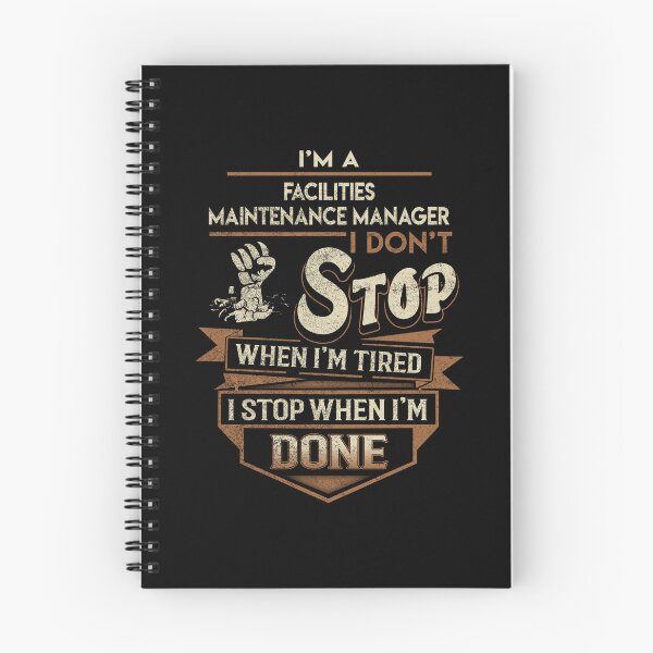 Item preview, Facilities Maintenance Manager T Shirt - I Stop When Done Job Gift Item Tee designed and sold by natalinedk.