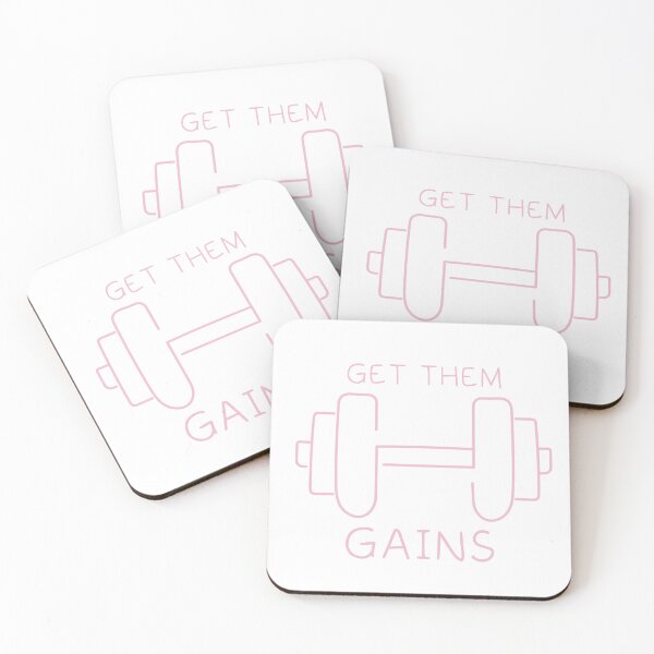 Item preview, GET THEM GAINS STICKER designed and sold by DiscoVibes.