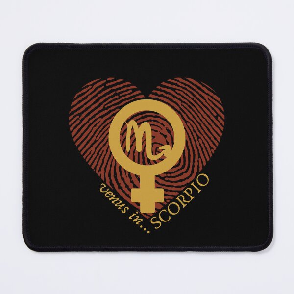 Item preview, VENUS IN SCORPIO HEARTPRINT VALENTINE designed and sold by Mercurial Merkaba.