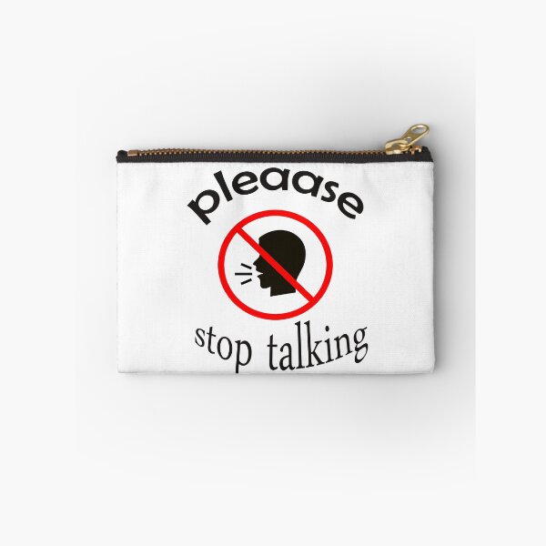 Item preview, Copy of Please Stop Talking t-shirt, sarcastic shirt, introvert t-shirt, introvert shirt, sarcasm t-shirt, don't talk shirt, boring gifts designed and sold by Fadwamoustakid.