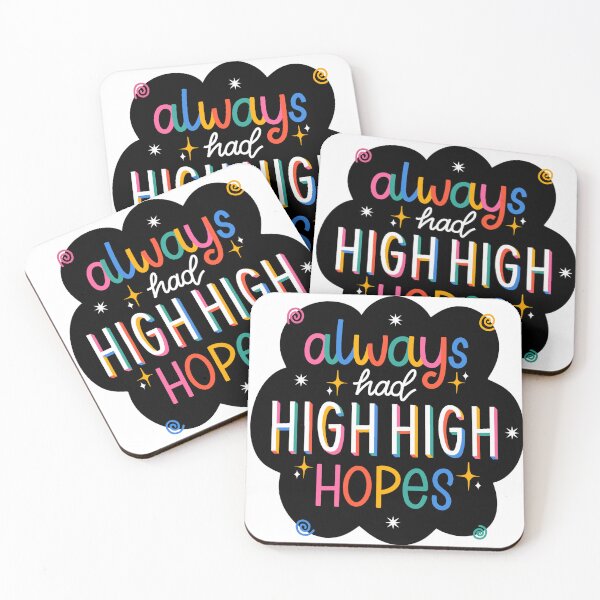 Item preview, High Hopes Lyrics Panic Design designed and sold by happyzo.