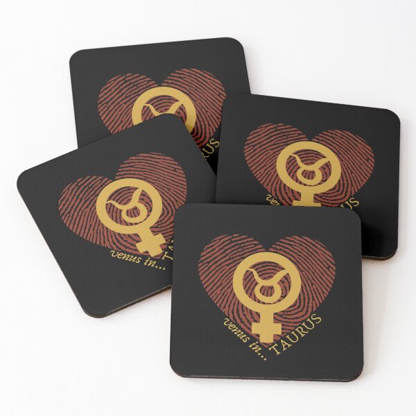 Item preview, VENUS IN TAURUS HEARTPRINT VALENTINE designed and sold by Mercurial Merkaba.