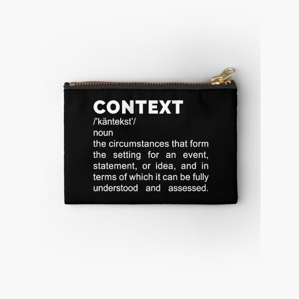 Item preview, Context Definition - White Text designed and sold by DrawnBadlyArt.