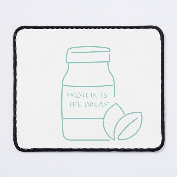 Item preview, PROTEIN IS  THE DREAM STICKER designed and sold by DiscoVibes.