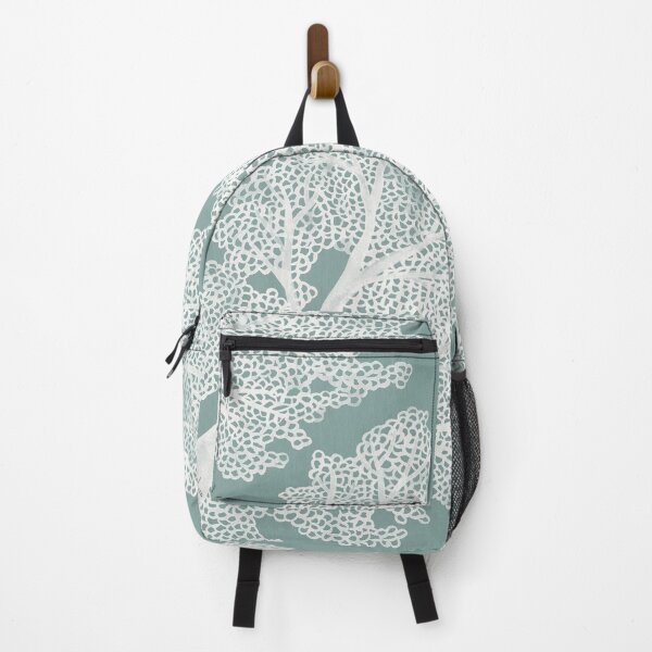 Item preview, Sea Fan Coral – White on Mint designed and sold by Cat Coquillette.