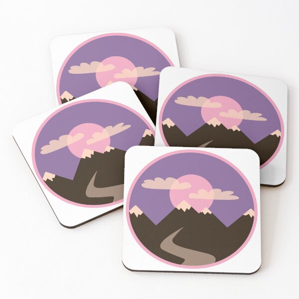 Item preview, Snowy Mountains Under Purple Sky designed and sold by Creations-By-Em.