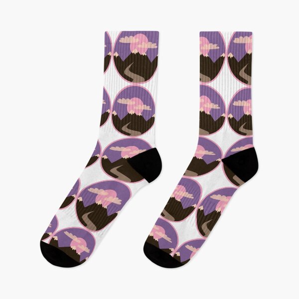 Item preview, Snowy Mountains Under Purple Sky designed and sold by Creations-By-Em.