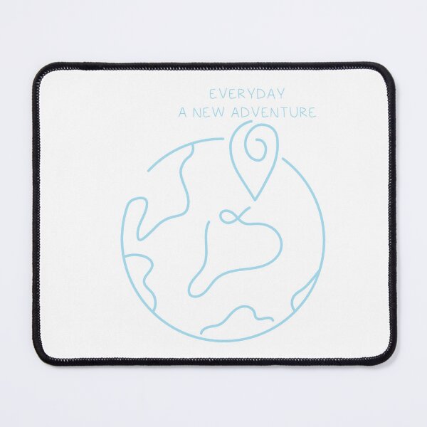 Item preview, EVERYDAY A NEW ADVENTURE STICKER designed and sold by DiscoVibes.
