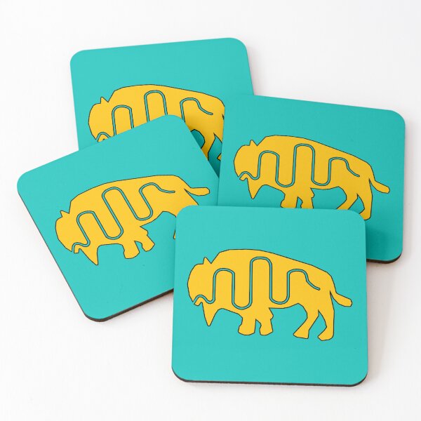 Item preview, Native American Inspired Bison Golden Yellow designed and sold by Havocgirl.
