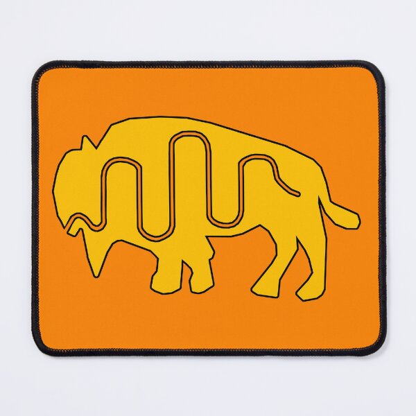 Item preview, Native American Inspired Bison Golden Yellow designed and sold by Havocgirl.