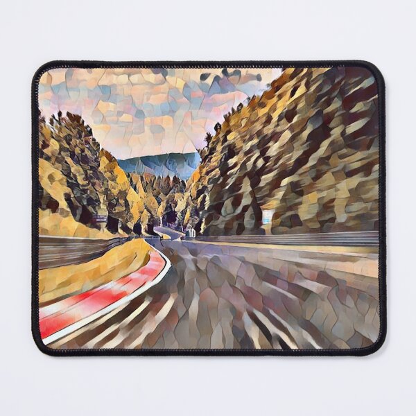 Item preview, Nürburgring Nordschleife Fuchsröhre – Legendary Green Hell Corner, German Motorsport Track Art designed and sold by Road To Track.