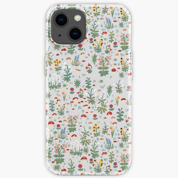 Mushrooms and Flowers and Snails, Oh My! iPhone Soft Case