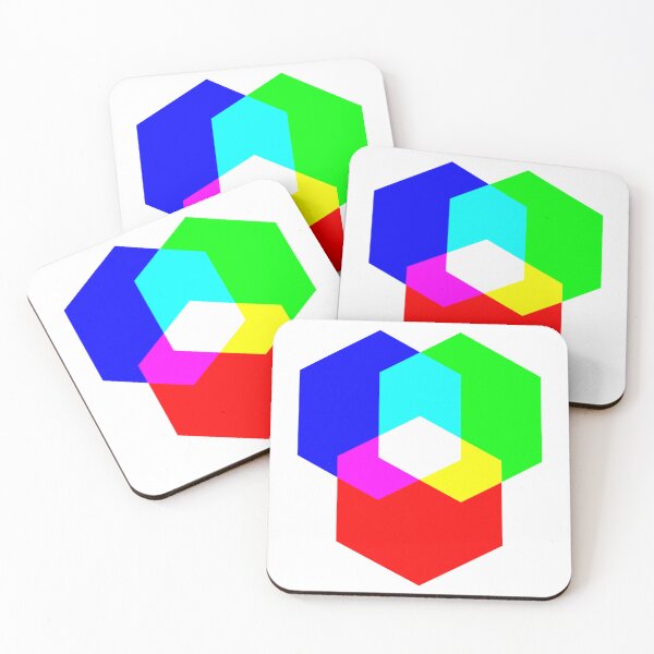 Item preview, RGB Hexagons designed and sold by Gotham Designs Studio.