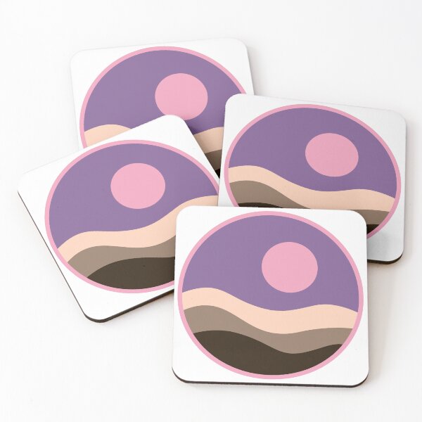 Item preview, Minimalist Hills Under Purple Sky designed and sold by Creations-By-Em.