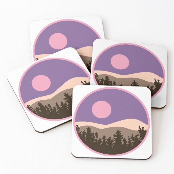 Item preview, Trees and Hills Under Purple Sky designed and sold by Creations-By-Em.