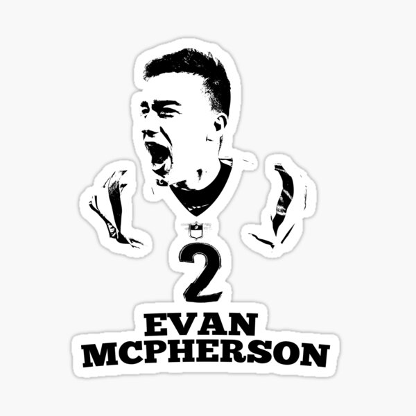 Evan McPherson Football Edit Tapestries Bengals - Evan Mcpherson - Posters  and Art Prints