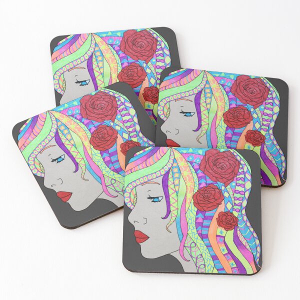 Item preview, Raindow Neon Girl designed and sold by Fave101.