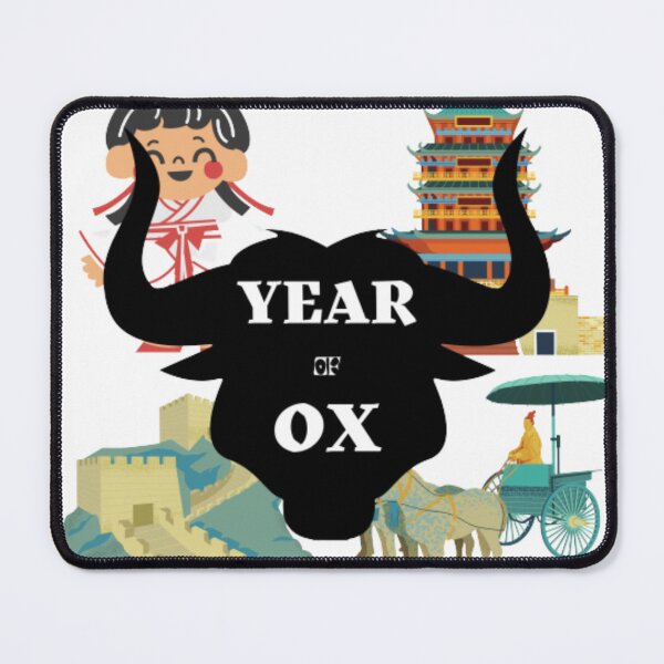 Item preview, Ox Chinese Zodiac Sign designed and sold by ArtOfStars.