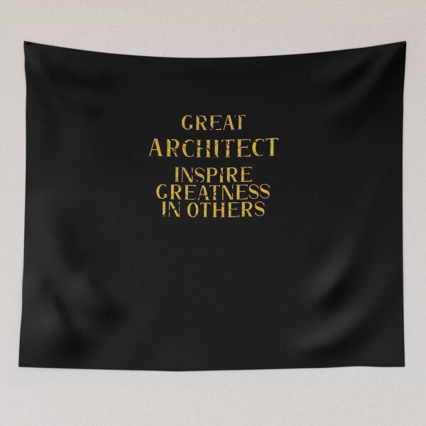 Item preview, Great architect Inspire Greatness in Others - Funny architect quote gift idea For Men and Women designed and sold by Mmmm3344.