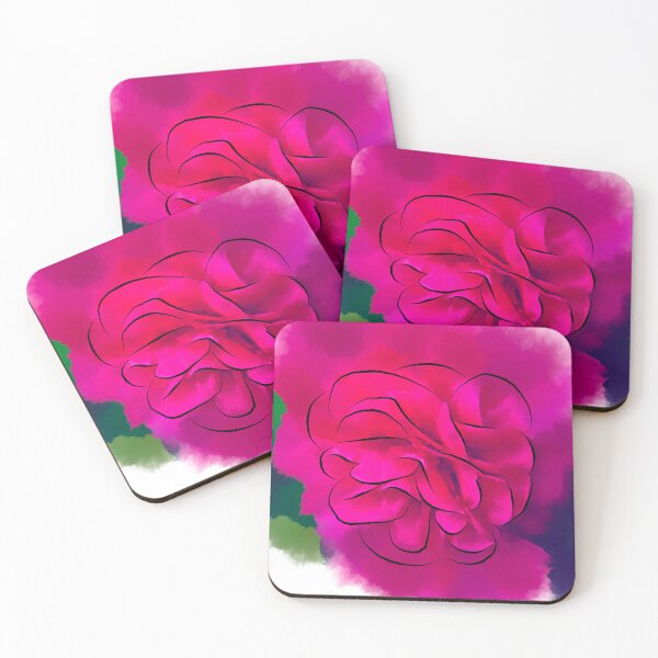 Item preview, Abstract Camellia In Red designed and sold by KirtTisdale.