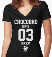 Chocobro - Ignis Women's Fitted V-Neck T-Shirt