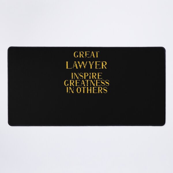 Item preview, Great lawyer Inspire Greatness in Others - Funny lawyer quote gift idea For Men and Women designed and sold by Mmmm3344.