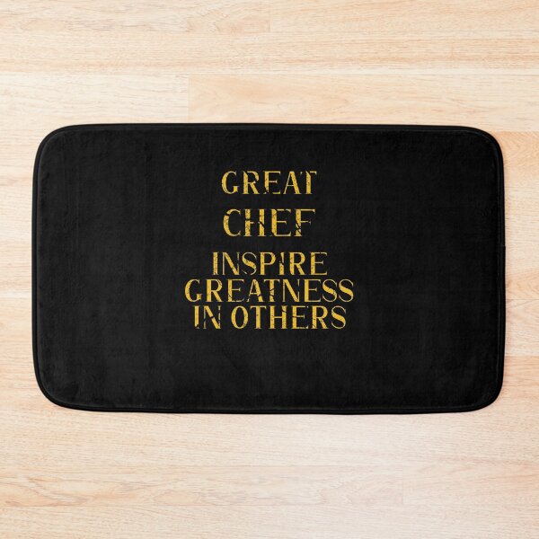 Item preview, Great chef Inspire Greatness in Others - Funny chef quote gift idea For Men and Women designed and sold by Mmmm3344.