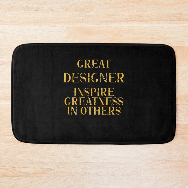 Item preview, Great designer Inspire Greatness in Others - Funny designer quote gift idea For Men and Women designed and sold by Mmmm3344.