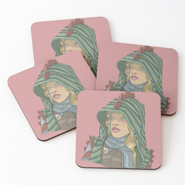 Item preview, LIZZY (Salmon Background) designed and sold by Janie Wigglesworth.
