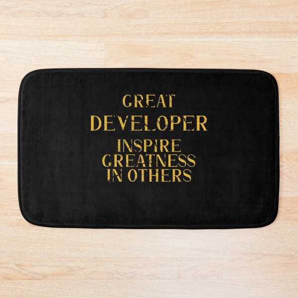 Item preview, Great developer Inspire Greatness in Others - Funny developer quote gift idea For Men and Women designed and sold by Mmmm3344.