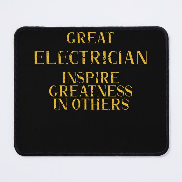 Item preview, Great electrician Inspire Greatness in Others - Funny electrician quote gift idea For Men and Women designed and sold by Mmmm3344.