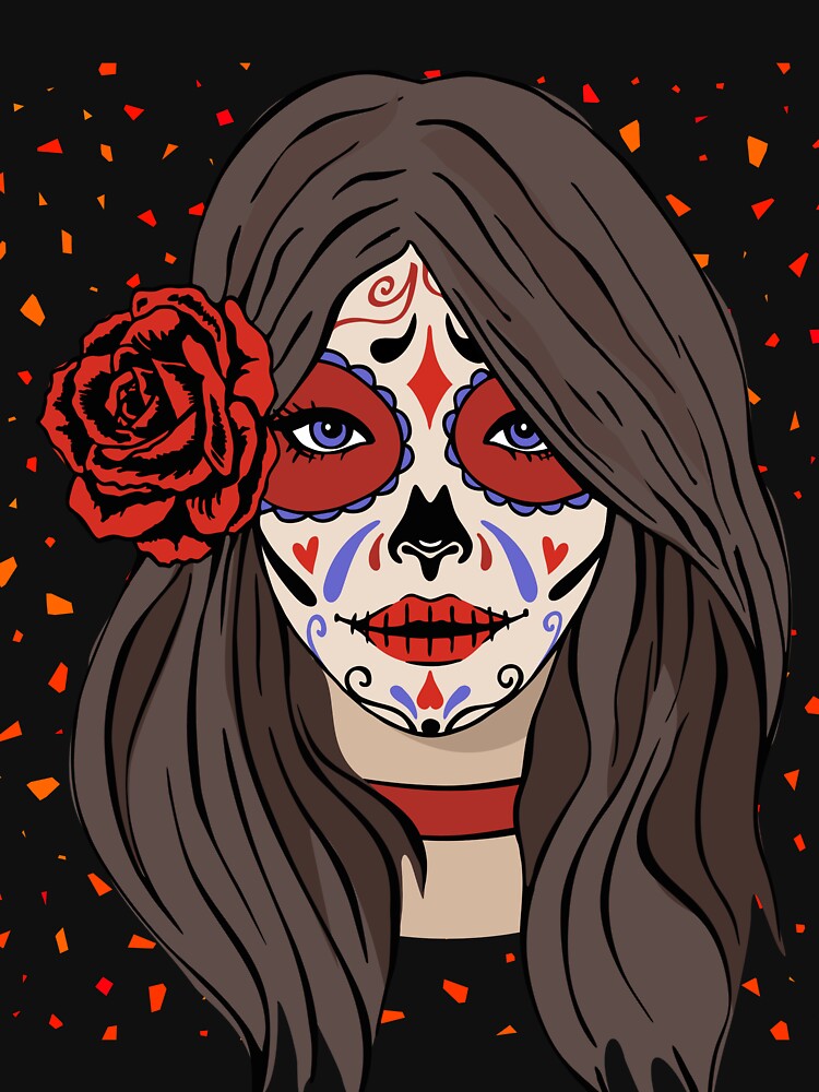 Sugar Skull SVG Dia De Los Muertos Svg Day of the Dead Svg 