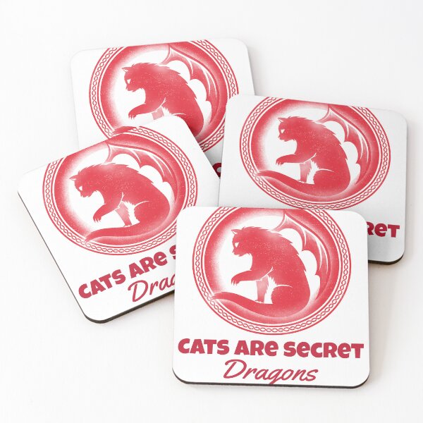 Item preview, Cat's Are Secret Dragons  designed and sold by LovenLaughter.