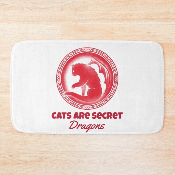 Item preview, Cat's Are Secret Dragons  designed and sold by LovenLaughter.