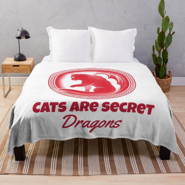 Item preview, Cat's Are Secret Dragons  designed and sold by LovenLaughter.