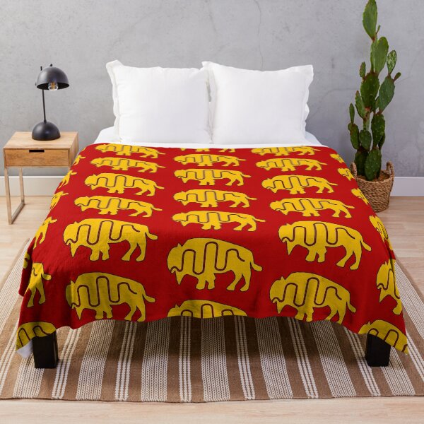 Item preview, Native American Inspired Bison Golden Yellow designed and sold by Havocgirl.