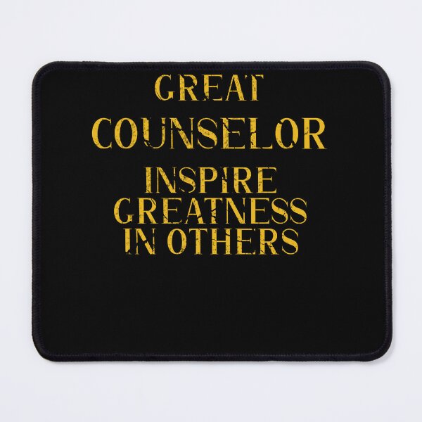 Item preview, Great Counselor Inspire Greatness in Others - Funny Counselor quote gift idea For Men and Women designed and sold by Mmmm3344.