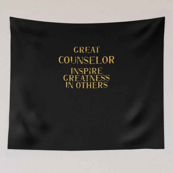Item preview, Great Counselor Inspire Greatness in Others - Funny Counselor quote gift idea For Men and Women designed and sold by Mmmm3344.